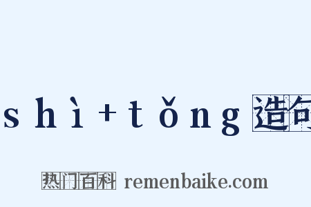 shì+tǒng造句是什么意思的图片